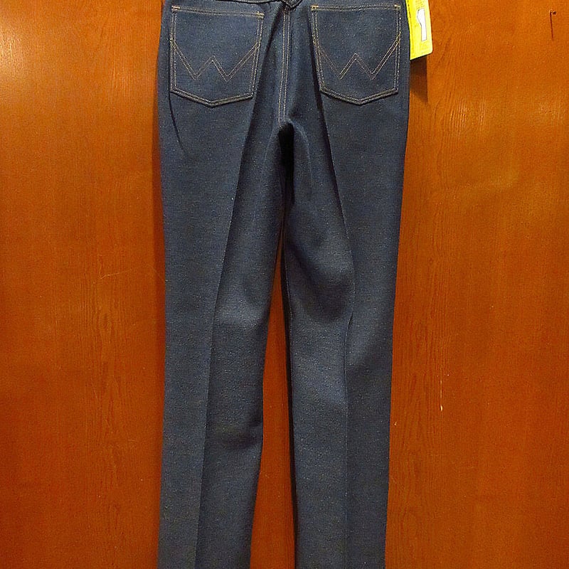 ビンテージ70's80's○DEADSTOCK Wrangler WRANCHERデニム風ブー ビンテージ70's80's○DEADSTOCK Wrangler WRANCHERデニム風ブー