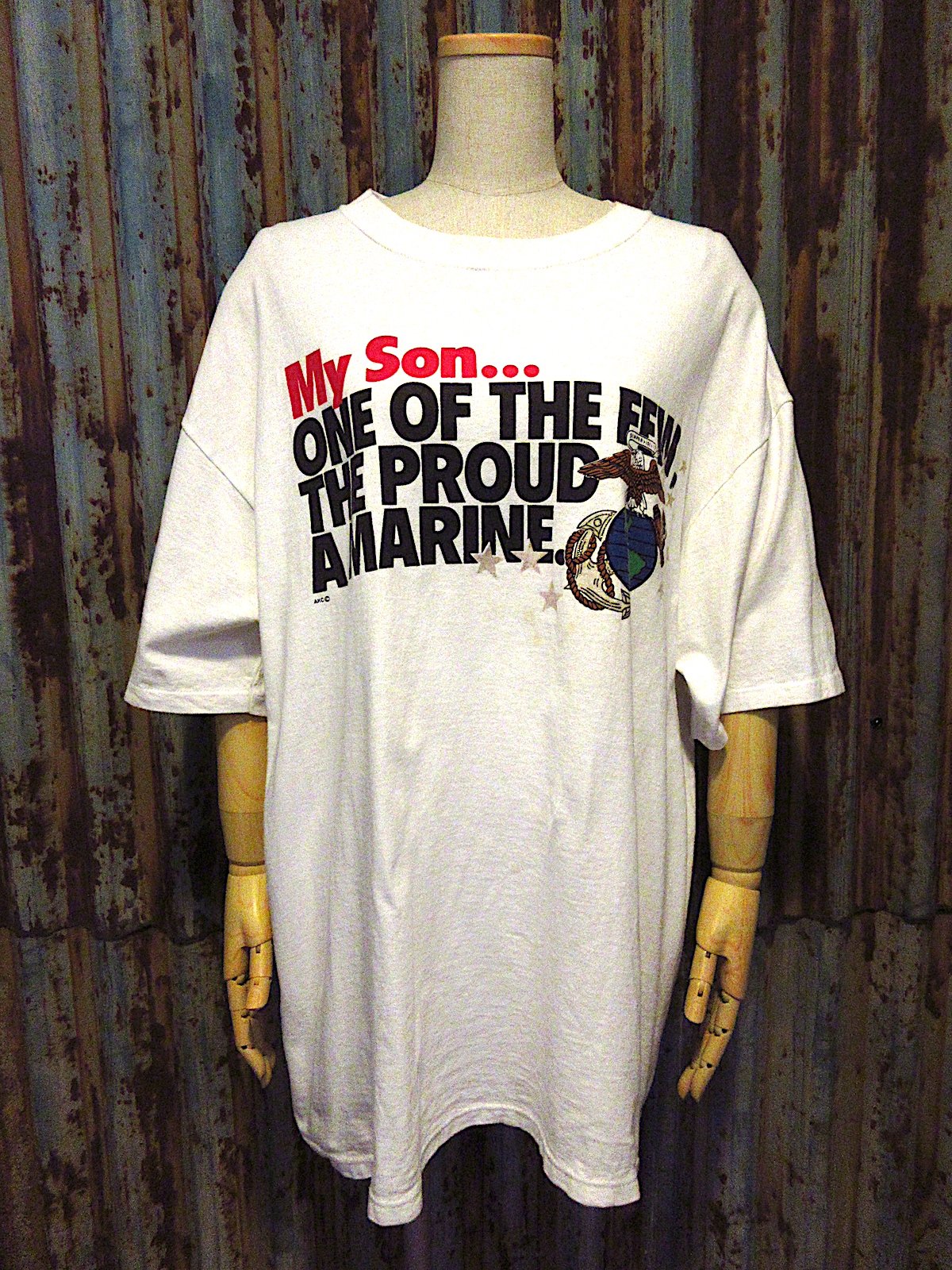 ビンテージ90's○USMCプリントTシャツ白size XL○250805j6-m-tsh