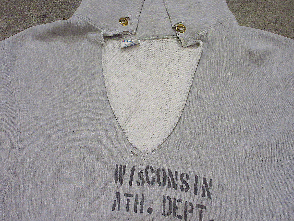 ビンテージ80's○Championトリコタグステンシル入りリバースウィーブ