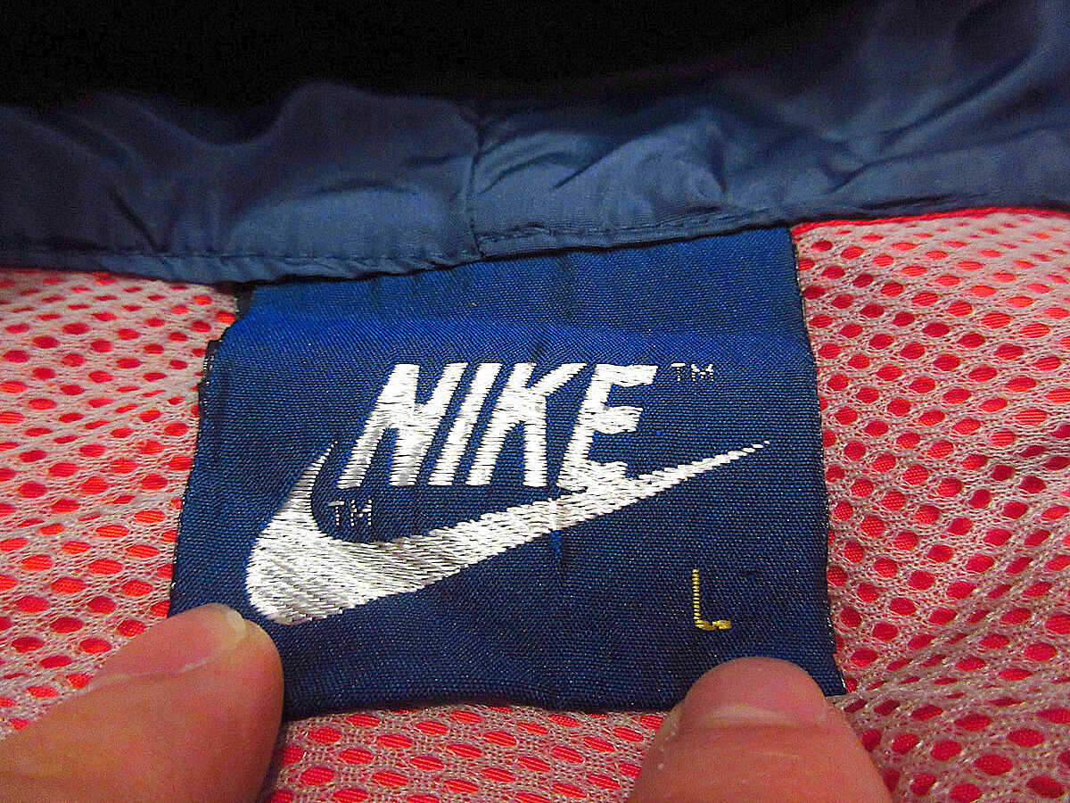 ビンテージ80's○NIKEウインドランナー○230518j3-m-jk-nyl古着 ビンテージ80's○NIKEウインドランナー○230518j3-m-jk-nyl古着