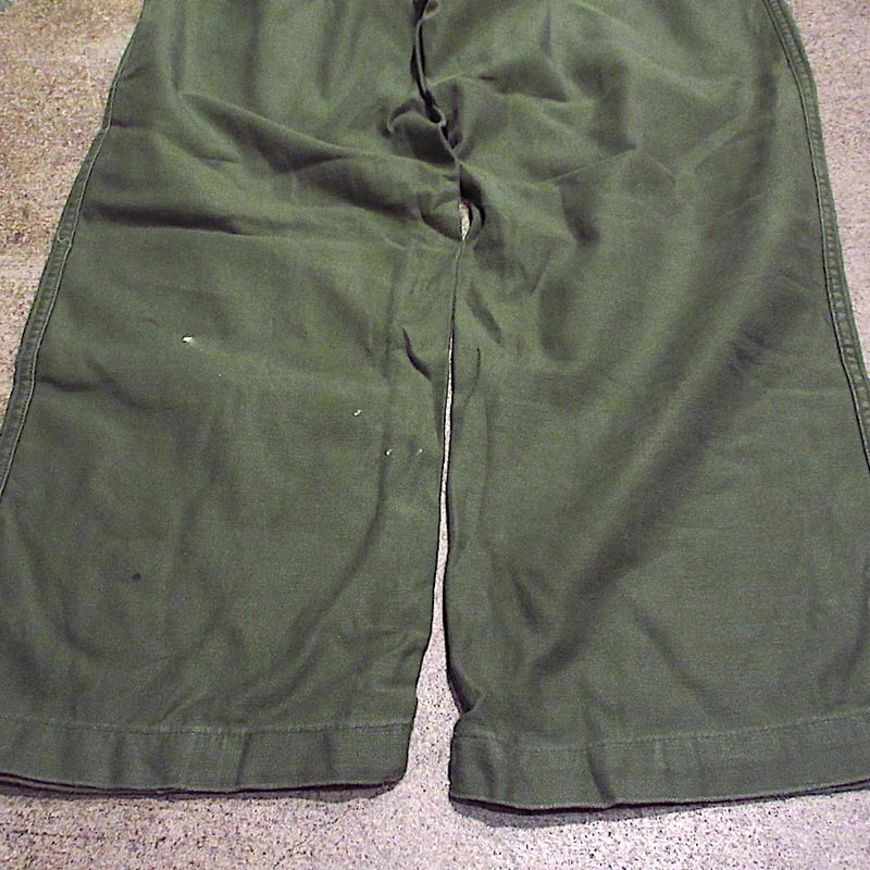 ビンテージ60's○U.S.ARMYジッパーフライコットンサテンベイカーパンツ