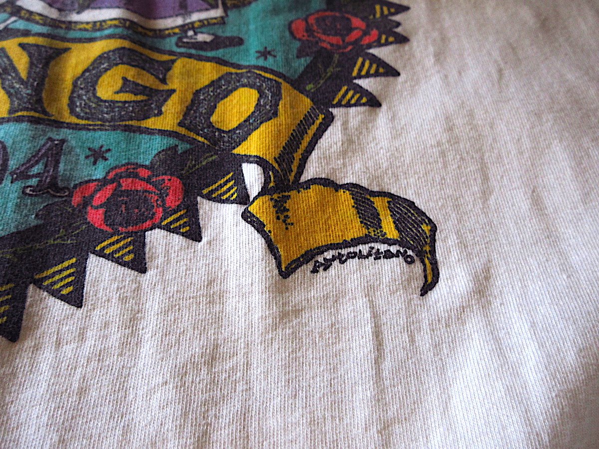 ビンテージ90's○OINGO BOINGO 1994年ツアーTシャツ白size L