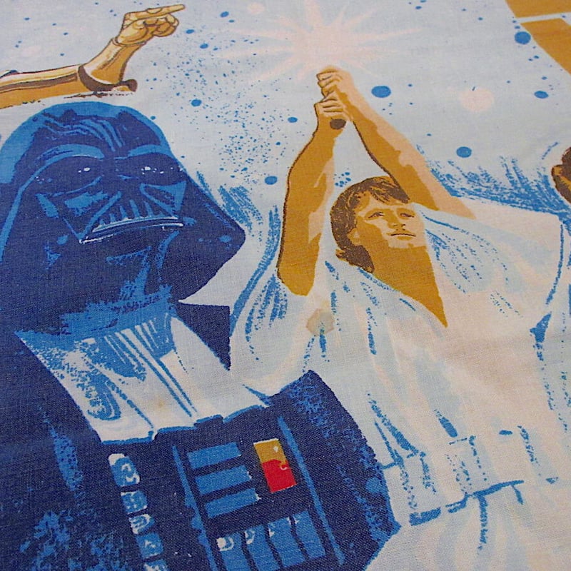 ビンテージ70's○STAR WARSベッドシーツ&ピローケース○230210r7-otclc