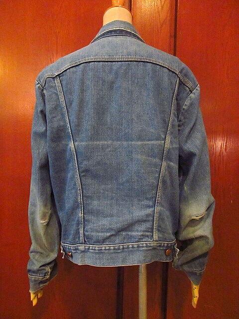 80s wrangler デニムジャケット 126MJ SIZE46 80'S Wrangler 126PW Denim Jacket Made in USA Size/46 80年代