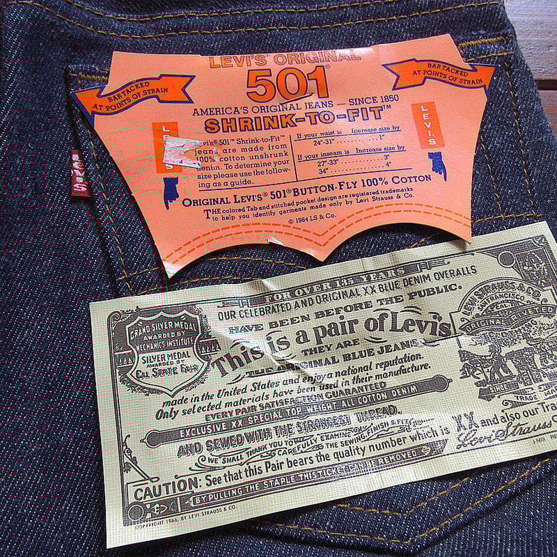 ビンテージ80's○DEADSTOCK Levi's 701表記W29 L31○240119k ビンテージ80's○DEADSTOCK Levi's 701表記W29 L31○240119k