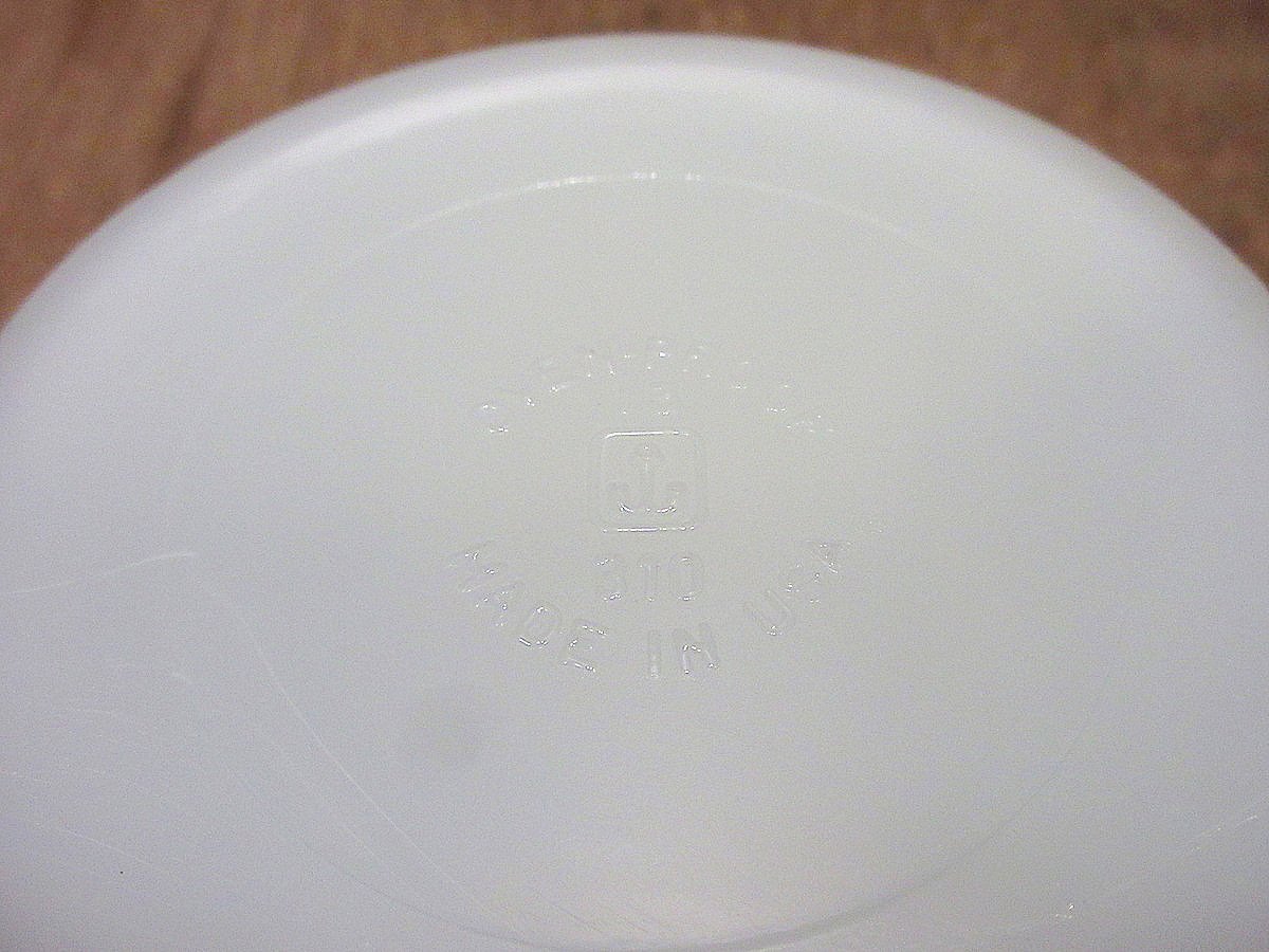 ビンテージ○Fire Kingサラダボウル白○240331i7-frkファイヤーキング