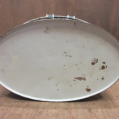 ビンテージ50’s60’s●カレッジペナントデザインメタルランチボックス●251030z5-bxs弁当箱ケースインテリア雑貨小物入れ