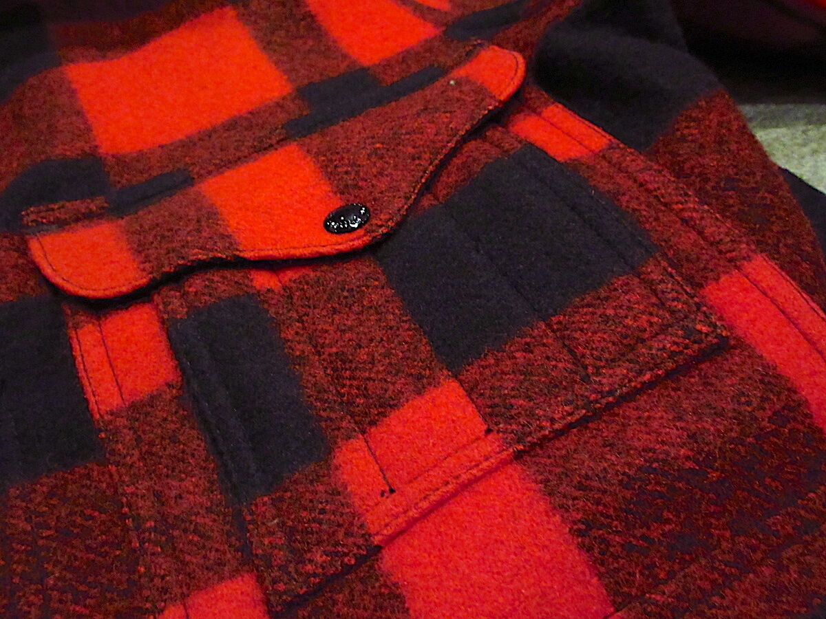 ビンテージ○FILSONバッファローチェックウールシングル