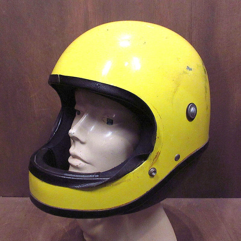 ビンテージ70's○SHOEI S-20フルフェイスヘルメット黄色size M