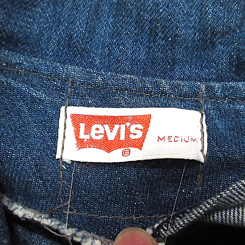 ビンテージ70's○Levi'sデニムブッシュジャケットsize M○250626j4-m-j