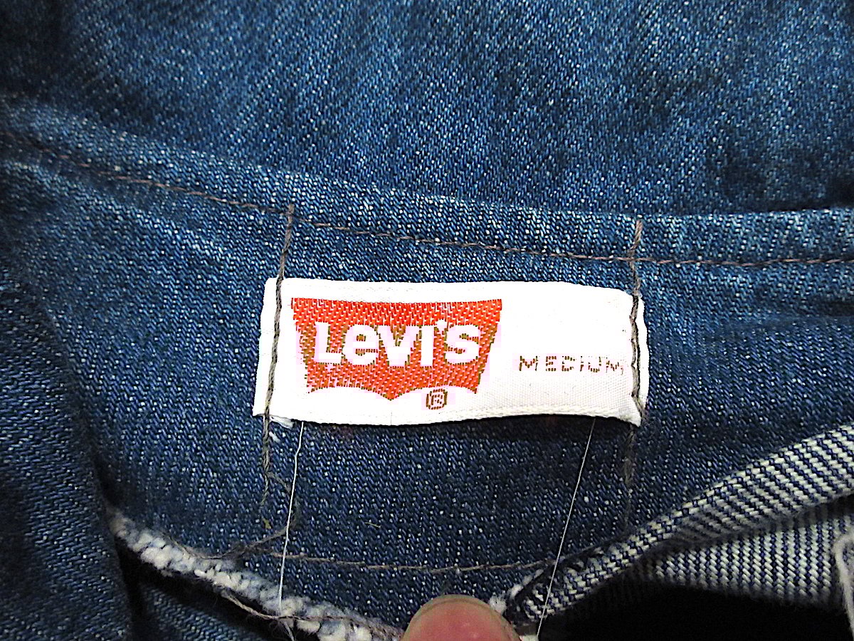 ビンテージ70's○Levi'sデニムブッシュジャケットsize M○250626j4-m-j