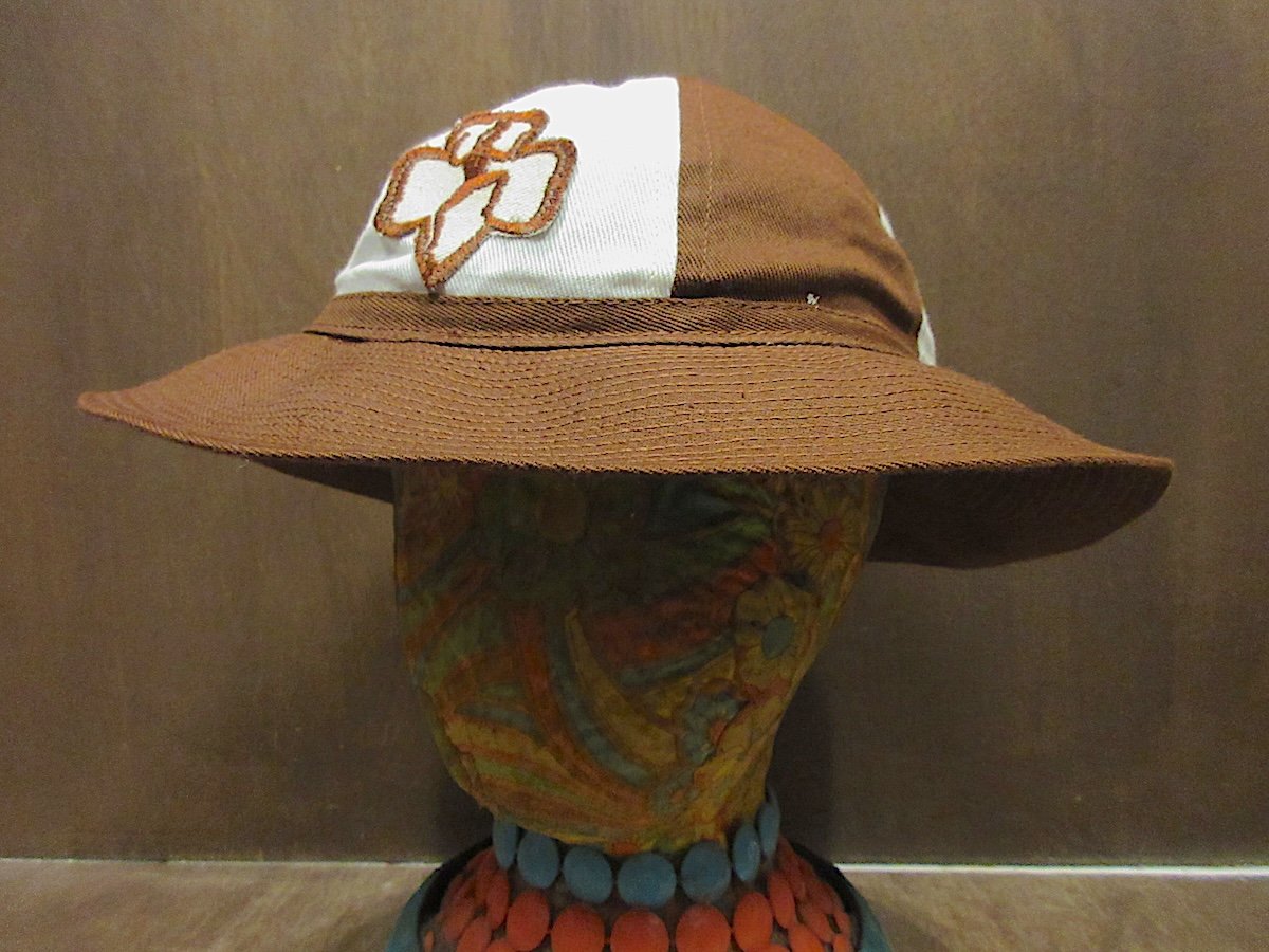 ビンテージ60's○DEADSTOCKレディースガールスカウトサファリハット