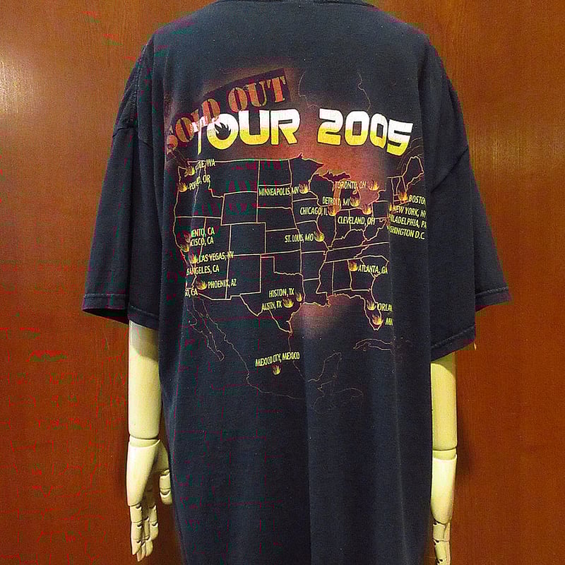 ビンテージ2000's○AUDIOSLAVE 2005年ツアーTシャツ黒size XL