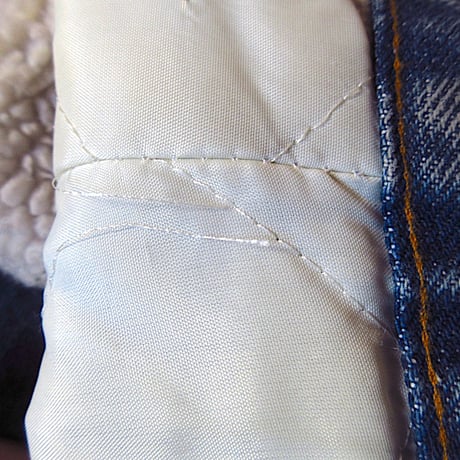 ビンテージ80's●Levi's裏地ボアデニムジャケットsize 46R●250219b1-m-jk-dnmリーバイス1980'sGジャントラッカーUSA製古着メンズ