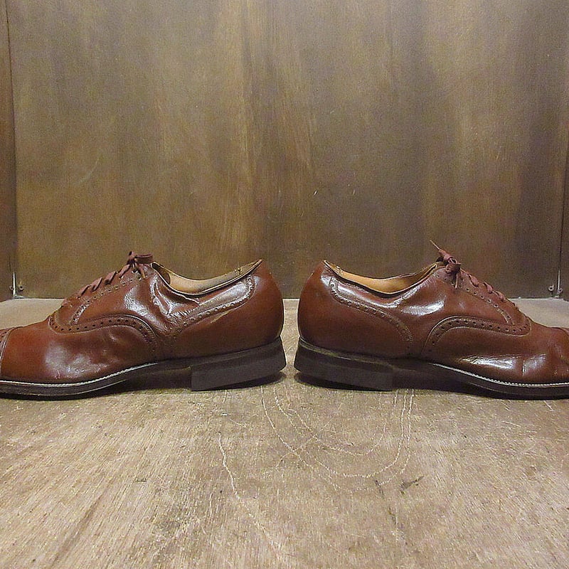 ビンテージ30's40's○DEADSTOCK CONNOLLYキッドスキンキャップトゥ