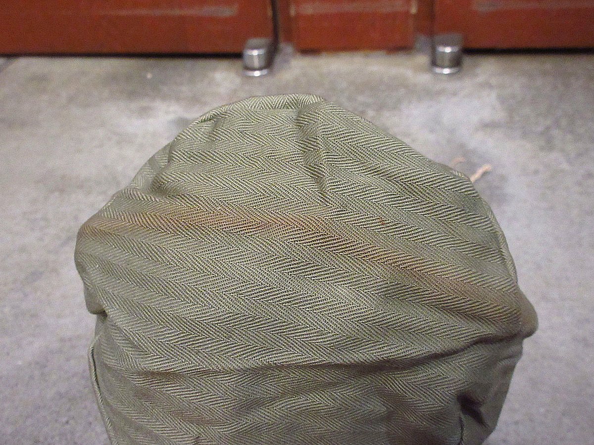 ビンテージ40's○ミリタリーHBT巾着バッグ○240428i8-bag-ot米軍実物