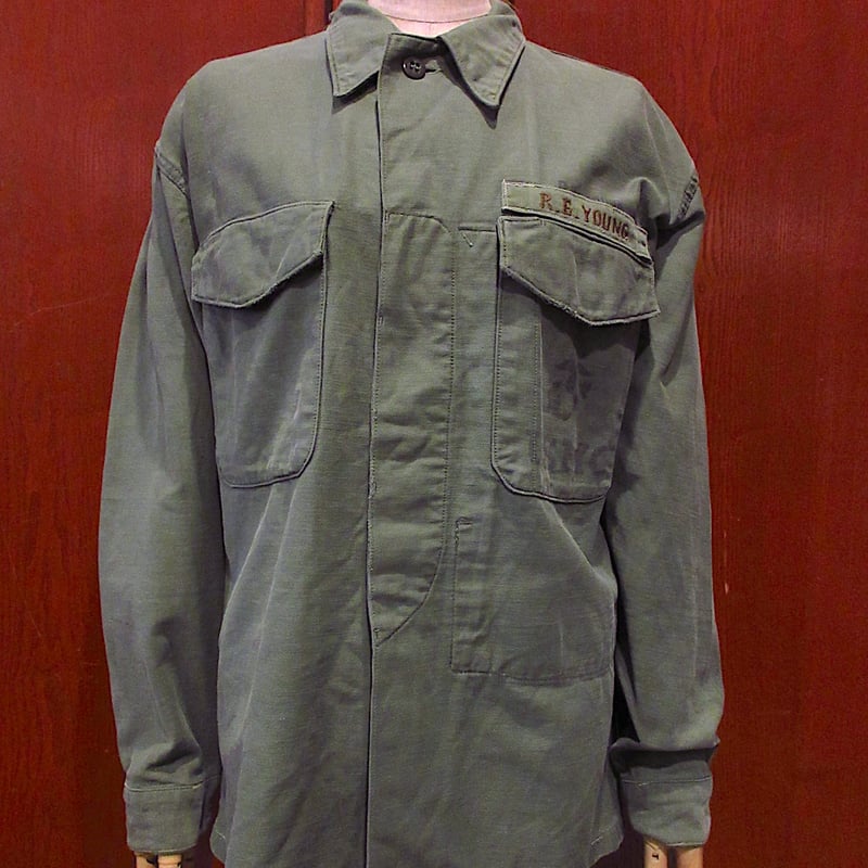 ビンテージ50's○USMC P-58コットンサテンユーティリティジャケット