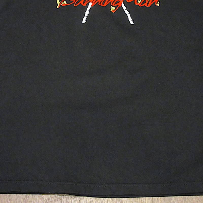 ビンテージ90's○Burning ManプリントTシャツ黒size XL○250922n1-