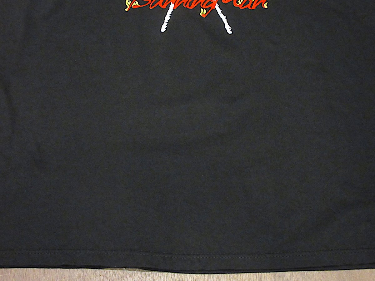 ビンテージ90's○Burning ManプリントTシャツ黒size XL○250922n1-