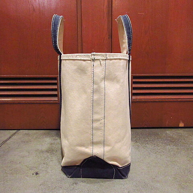80s LANDS'END トートバッグ USA製 キャンバス 80s USA製 LANDS'ENDランズエンド 耳付き キャンバス トート