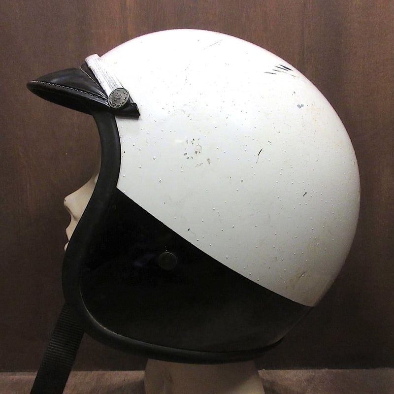ビンテージ○BELL SB-104バイザー付きジェットヘルメット白size 7 3/4