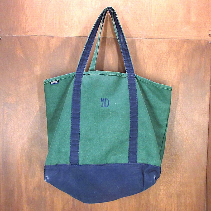 90s LANDS’END 紺 トートバック USA製 90年代 90s ランズエンド アメリカ製 ダック | ビンテージ古着屋