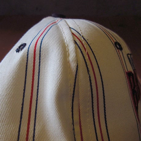 ビンテージ80’s90’s●STARTER NCAA刺繍入り6パネルキャップ白×黒●250108j7-m-cp-bb古着1980s1990sスターター帽子