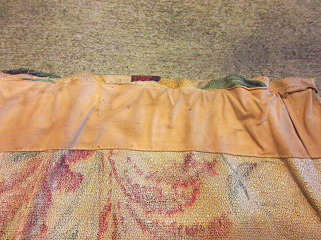 ビンテージ40's○花柄カーテンD○200803s5-fbr雑貨アンティーク