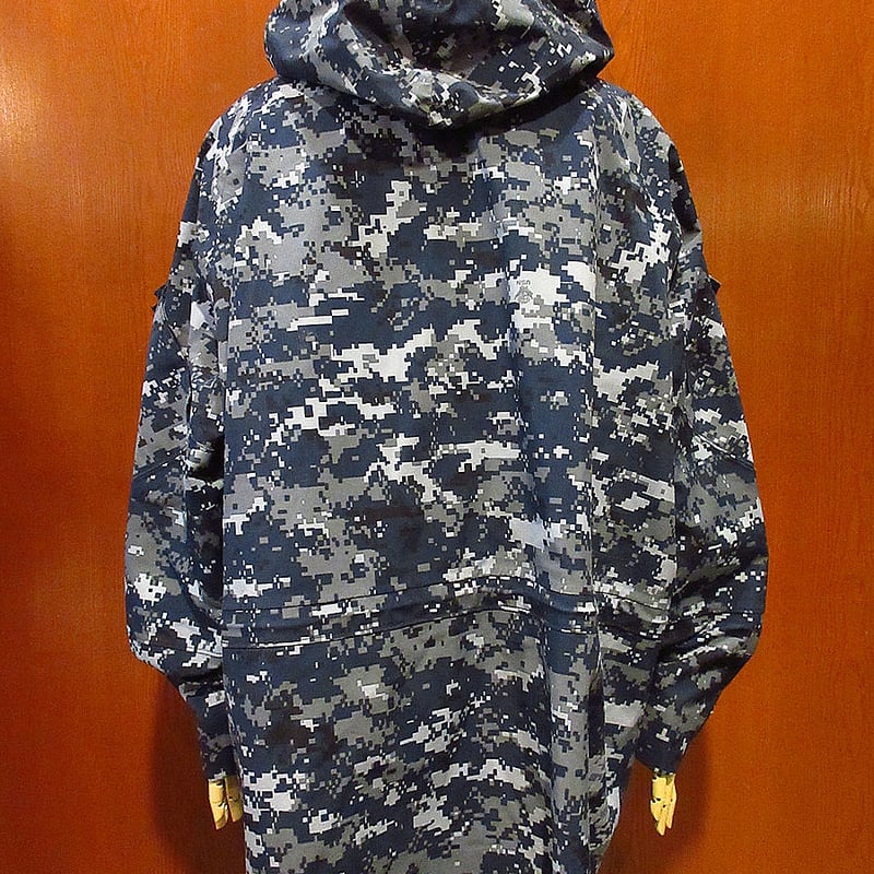 ビンテージ2000's○U.S.NAVY ECWCSデジタルカモゴアテックスパーカsize