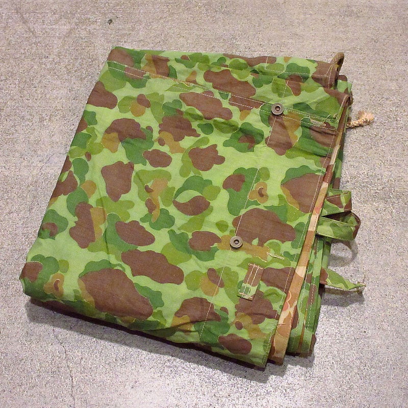 ビンテージ40's○DEADSTOCK USMC フロッグスキンカモシェルター