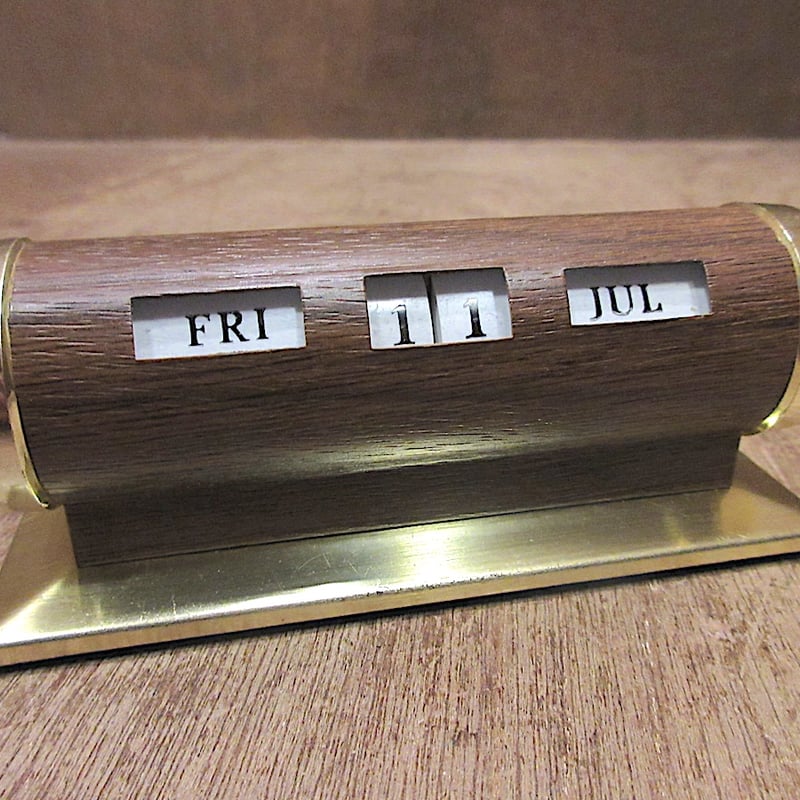 ビンテージ~70's○PARK SHERMAN卓上万年カレンダー○250711z4-otclc