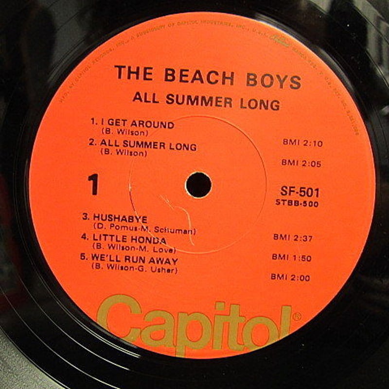THE BEACH BOYS○ALL SUMMER LONG Capitol SF-501○2
