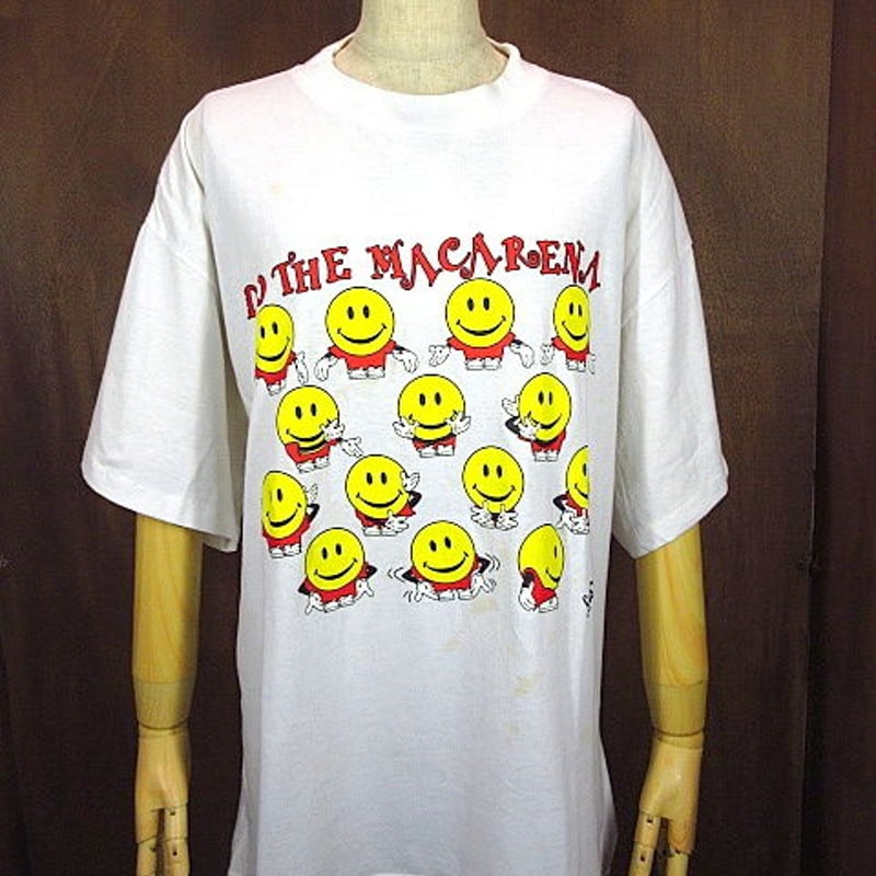ビンテージ90's○DO THE MACARENA DANCE Las Vegasスマイリーフ