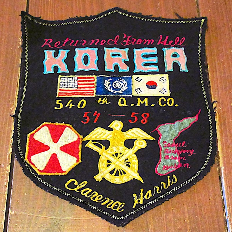 ビンテージ50's○Returned From Hell KOREAスーベニアフェルトワッペン