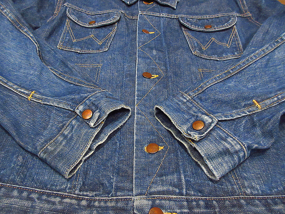 ビンテージ60's○Wrangler 124MJデニムジャケットsize 46 ビンテージ60's○Wrangler 124MJデニムジャケットsize 46
