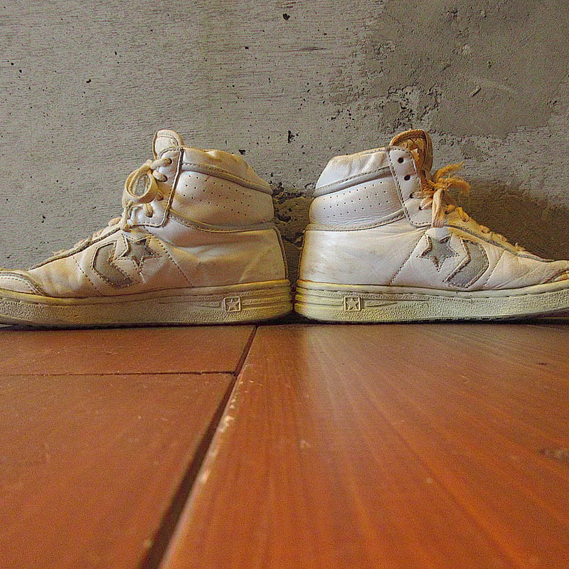 ビンテージ90's○CONVERSEバスケットボールシューズ白○240414j1 ビンテージ90's○CONVERSEバスケットボールシューズ白○240414j1