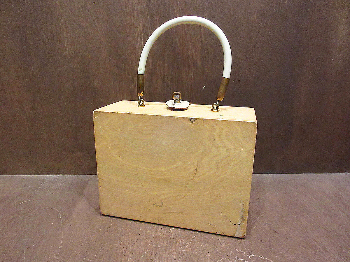 エニッドコリンズ✳︎木箱ギフトホースビンテージ ビンテージ60's○Enid Collins木箱バッグ○200613f15-bag-hndエニ