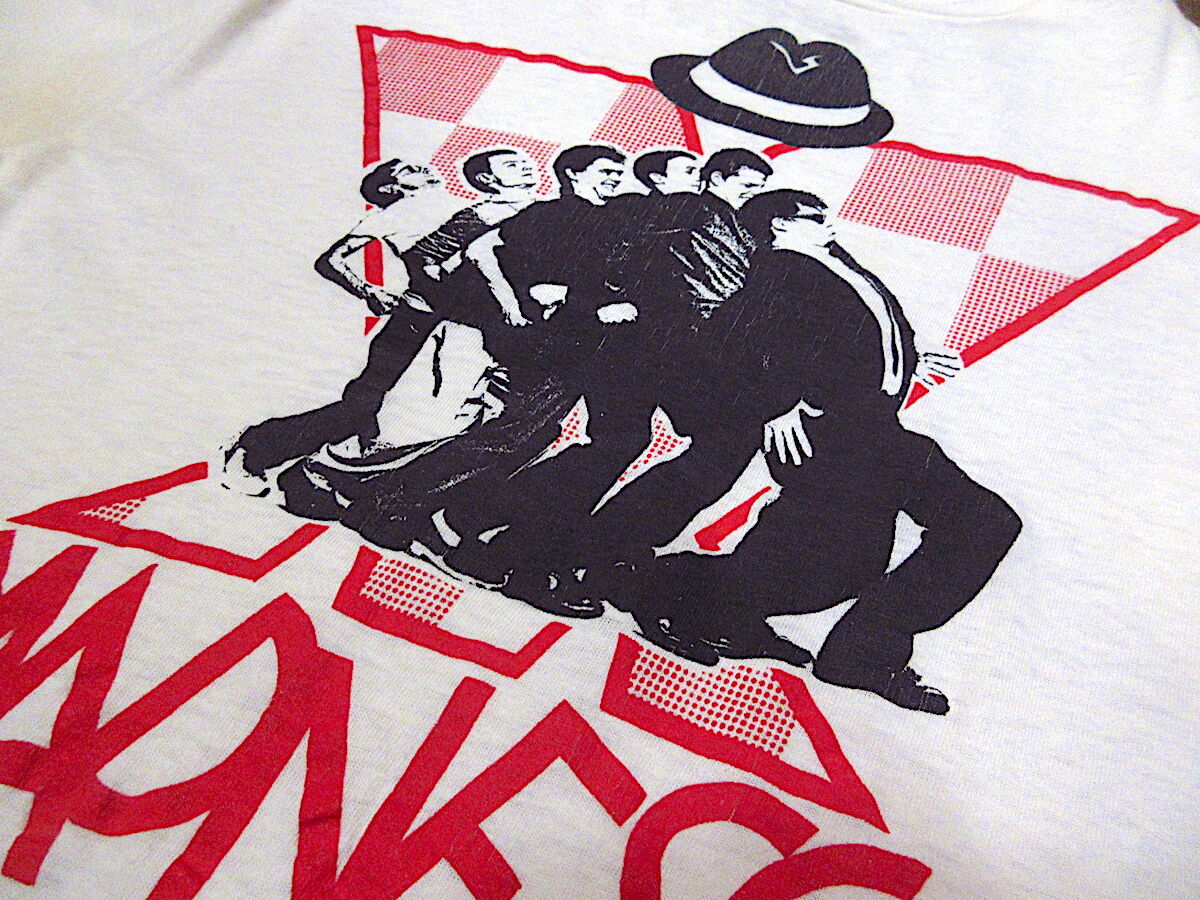 ビンテージ80's○MADNESSプリントTシャツ白size M○230416m1-m ビンテージ80's○MADNESSプリントTシャツ白size M○230416m1-m