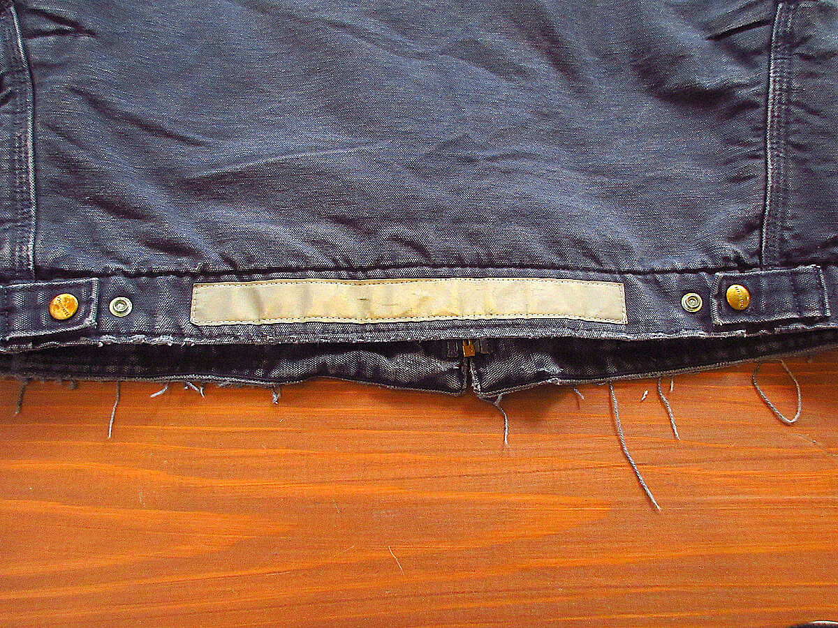 Carhartt裏地ブランケットデトロイトジャケット濃紺○230527k7-m-jk-ot