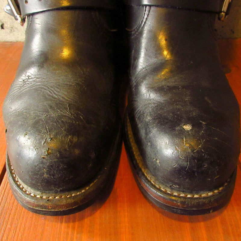 ビンテージ90's○CHIPPEWAエンジニアブーツ黒size 7 1/2 EE○230429