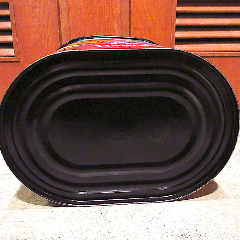 ビンテージ~70's○カレッジペナントティントラッシュ缶○220214r8