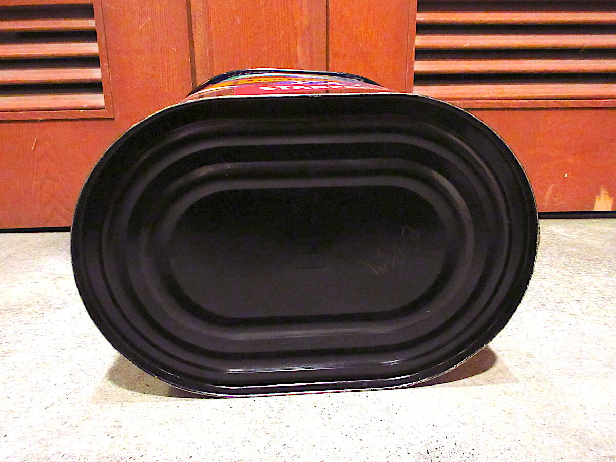 ビンテージ~70's○カレッジペナントティントラッシュ缶○220214r8