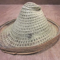 ビンテージ~1900's●DEADSTOCKレディース ヴィクトリアンストローハット●260227z1-w-ht-strデッドストックアンティーク麦わら帽子