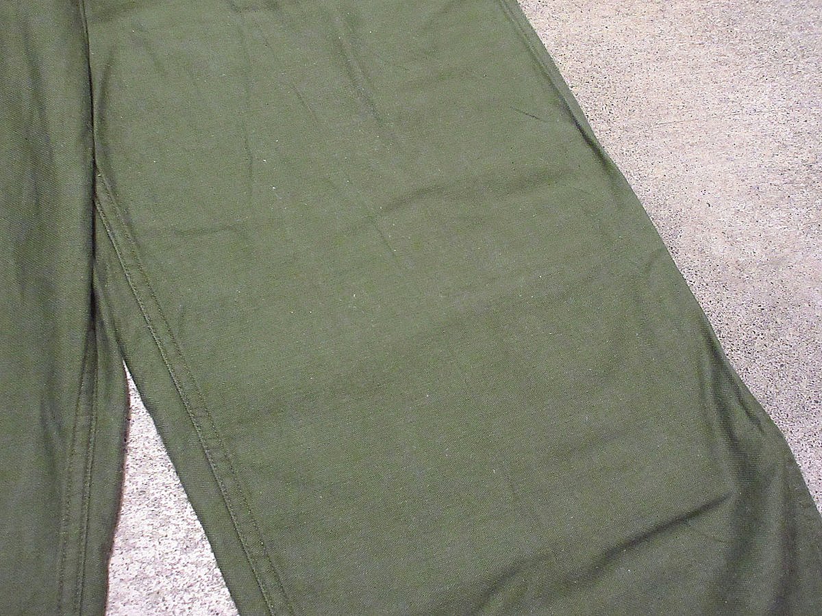 ビンテージ60's○U.S.ARMYボタンフライコットンサテンベイカー