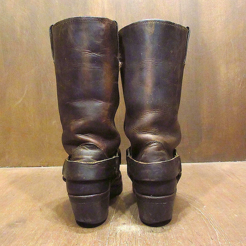 ビンテージ○FRYEレディース白タグリングブーツ茶size 6 1/2 M ビンテージ○FRYEレディース白タグリングブーツ茶size 6 1/2 M