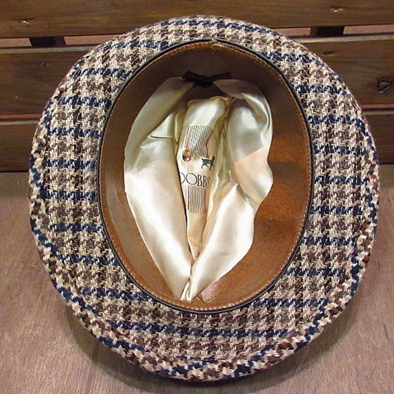 DOBBS 60sヴィンテージ TWENTY ブラウン ハット 58cm