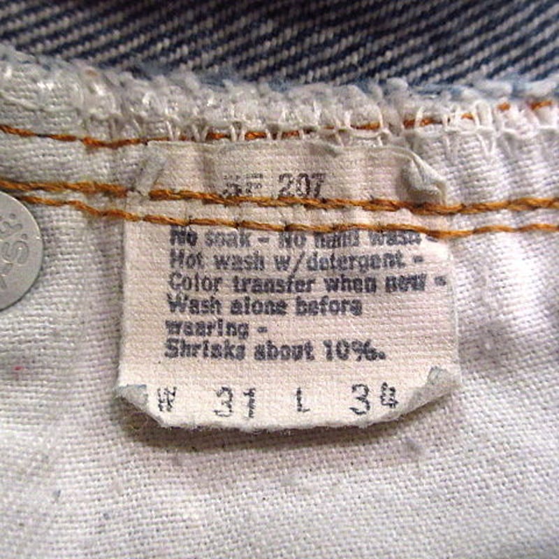 ビンテージ80's○Levi's 501赤耳W31 L34○200625n2-m-pnt-jn