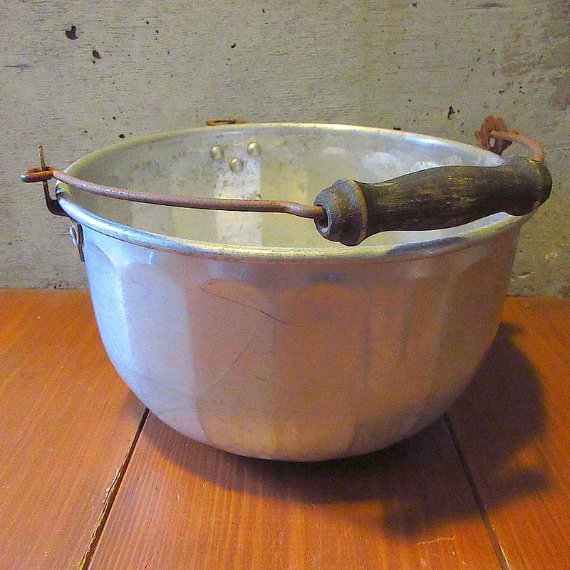 ビンテージ○アルミ鍋○250523j2-tbwr雑貨インテリア調理器具 | cozy