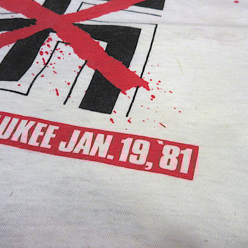 ビンテージ80's○PLASMATICS WENDY WILL WIN プリントTシャツ白si