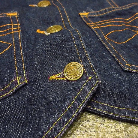 ビンテージ70's●キッズ刺繍入りデニムベストsize 15/16●210425f7-k-vs古着子供服トップス